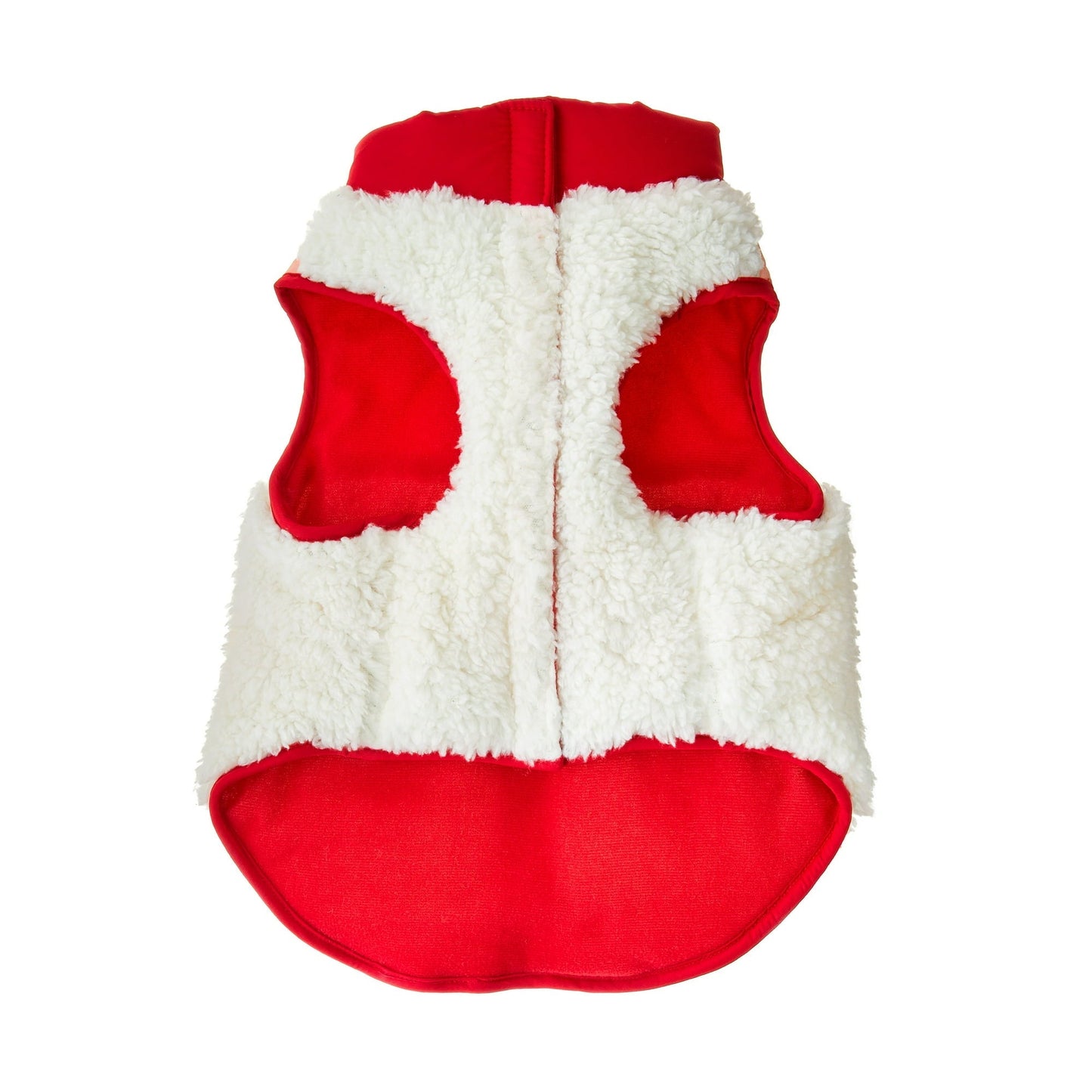 Warm Sherpa-Lined Plaid Quilted Coat For Pet